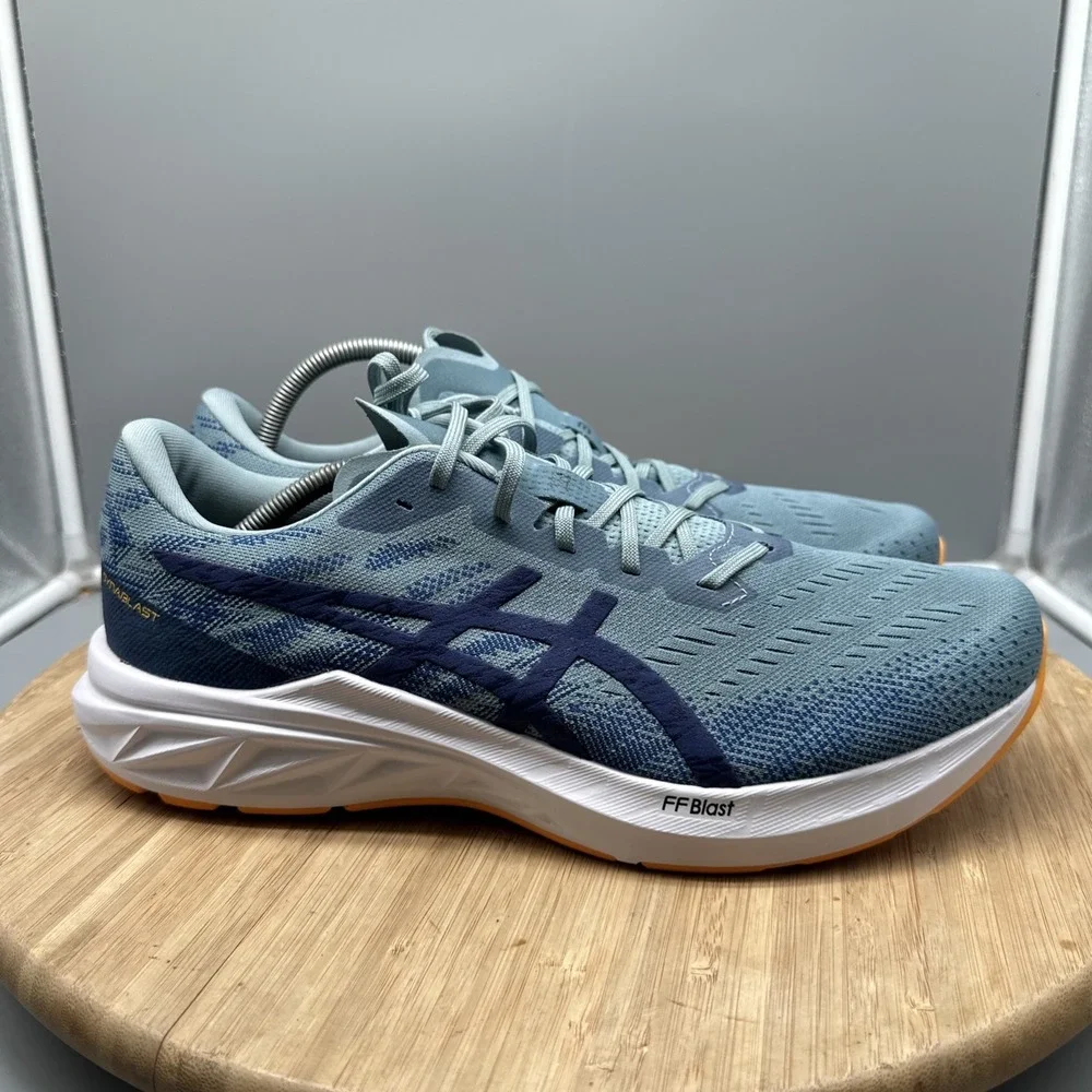ASICS Dynablast 3 Running shoes Light Steel/DEEP Ocean Mens Size 13 New